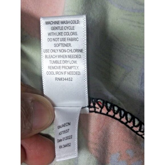 Cuddl Duds Dress Petite P3X Floral Vibrant colorful multicolor STRETCH SS knit - Picture 11 of 11